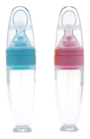 Tetero-Cuchara de Silicona Bebes | Lactancia diferida y alimentacion con formula