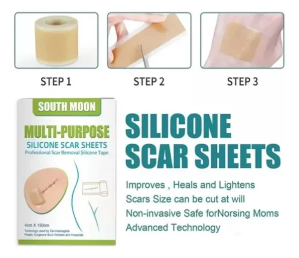 Cinta De Silicona Para la Cicatriz de la cesarea - Imagen 2